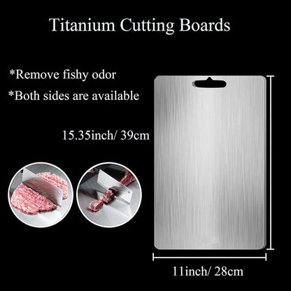 Tabla de cortar de titanio para cocina 46 x 30 cm